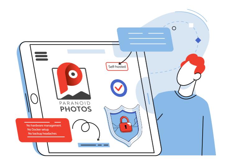 End-to-end encrypted photo storage solution